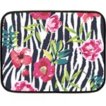 Seamless Flower Patterns Vector 01 Double Sided Fleece Blanket (Mini)  35 x27  Blanket Front