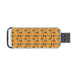 Daisy Orange Portable Usb Flash (one Side) by snowwhitegirl