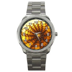 Background Colorful Graphic Design Sport Metal Watch by Pakrebo