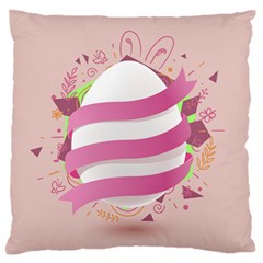 Easter Egg Large Flano Cushion Case (one Side) by Bajindul