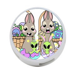 Graphic Kawaii Bunnies 4-port Usb Hub (two Sides) by Sudhe