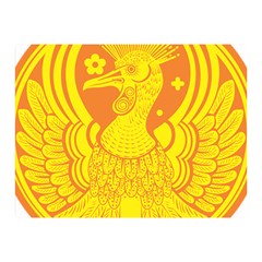 Phoenix Bird Legend Coin Fire Double Sided Flano Blanket (mini)  by Sudhe