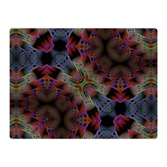 Abstract Animated Ornament Background Fractal Art Double Sided Flano Blanket (mini)  by Wegoenart