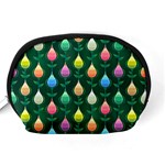 Tulips Seamless Pattern Background Accessory Pouch (Medium) Back