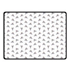Cycling Motif Design Pattern Double Sided Fleece Blanket (small)  by dflcprintsclothing