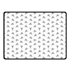 Cycling Motif Design Pattern Double Sided Fleece Blanket (small)  by dflcprintsclothing