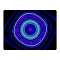 Digital Art Background Pink Blue Double Sided Flano Blanket (mini)  by Sudhe