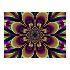 Abstract Flower Artwork Art Double Sided Flano Blanket (mini)  by Sudhe
