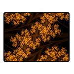 Abstract Fractal Pattern Artwork Flora Double Sided Fleece Blanket (Small)  45 x34  Blanket Front