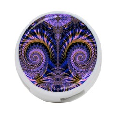 Abstract Fractal Pattern Artwork 4-port Usb Hub (two Sides) by Sudhe