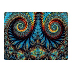Abstract Art Fractal Creative Double Sided Flano Blanket (mini)  by Sudhe