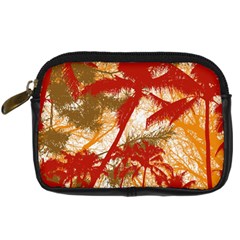 Into The Forest Paradise Digital Camera Leather Case by impacteesstreetweartwo