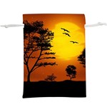 Digital Art Landscape Trees Artwork  Lightweight Drawstring Pouch (XL) Front