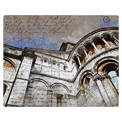Building Architecture Columns Double Sided Flano Blanket (medium)  by Wegoenart