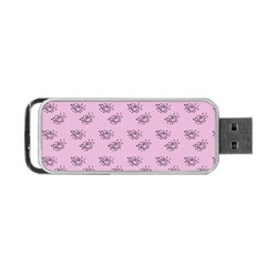 Zodiac Bat Pink Portable Usb Flash (two Sides) by snowwhitegirl