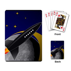Science Fiction Sci Fi Sci Fi Logo Playing Cards Single Design (rectangle) by Pakrebo