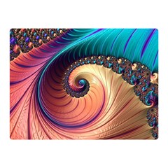 Fractal Multi Colored Fantasia Double Sided Flano Blanket (mini)  by Pakrebo