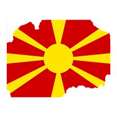 Macedonia Country Europe Flag Double Sided Flano Blanket (mini)  by Sapixe