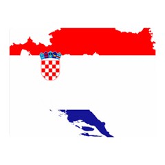 Croatia Country Europe Flag Double Sided Flano Blanket (mini)  by Sapixe