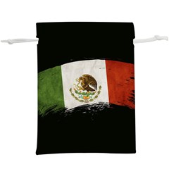 Flag Mexico Country National  Lightweight Drawstring Pouch (xl) by Sapixe