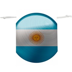 Argentina Flag Country Nation  Lightweight Drawstring Pouch (xl) by Sapixe