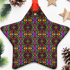 E 4 Star Ornament (two Sides) by ArtworkByPatrick