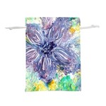 Original Abstract Art Lightweight Drawstring Pouch (L) Back