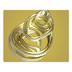 Fractal Abstract Artwork Double Sided Flano Blanket (large)  by HermanTelo