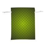 Hexagon Background Line Lightweight Drawstring Pouch (M) Front