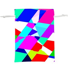 Patchwork  Lightweight Drawstring Pouch (xl) by designsbyamerianna