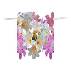 Lilies Belladonna Easter Lilies Lightweight Drawstring Pouch (l) by Simbadda