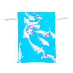 Koi Carp Scape Lightweight Drawstring Pouch (m) by essentialimage