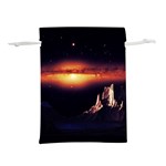 Space Star Galaxies Universe Lightweight Drawstring Pouch (M) Front