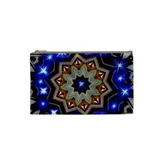 Background Mandala Star Cosmetic Bag (small) by Mariart