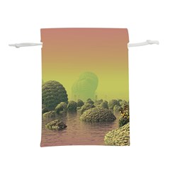 Planet Water Sea Landscape Space Lightweight Drawstring Pouch (m) by Simbadda