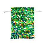 Funky Sequins Lightweight Drawstring Pouch (M) Back