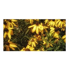 Echinacea Paradoxa Satin Shawl by Riverwoman