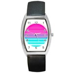 Portable Network Graphics Barrel Style Metal Watch Front
