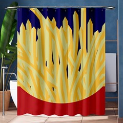 French Fries Potato Snacks Food Shower Curtain 60  X 72  (medium)  by Simbadda