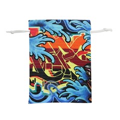 Graffiti Colourful Street Art Art Lightweight Drawstring Pouch (m) by Simbadda