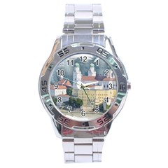 Architecture Old Sky Travel Stainless Steel Analogue Watch by Simbadda