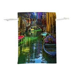 Venice City Italy Architecture Lightweight Drawstring Pouch (l) by Simbadda