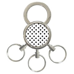 Swiss Cross Pattern 3-ring Key Chain by Valentinaart