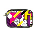 Memphis Colorful Background With Stroke Coin Purse Front