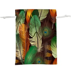 Feathers Realistic Pattern  Lightweight Drawstring Pouch (xl) by Vaneshart