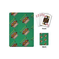 Toy Robot Playing Cards Single Design (mini) by Vaneshart