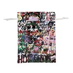 Graffiti Wall Background Lightweight Drawstring Pouch (S) Front