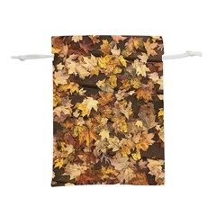 Late October Leaves 3 Lightweight Drawstring Pouch (s) by bloomingvinedesign