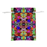 ABSTRACT-A-4 Lightweight Drawstring Pouch (M) Front