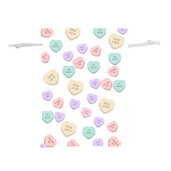 Hearts Lightweight Drawstring Pouch (s) by Lullaby